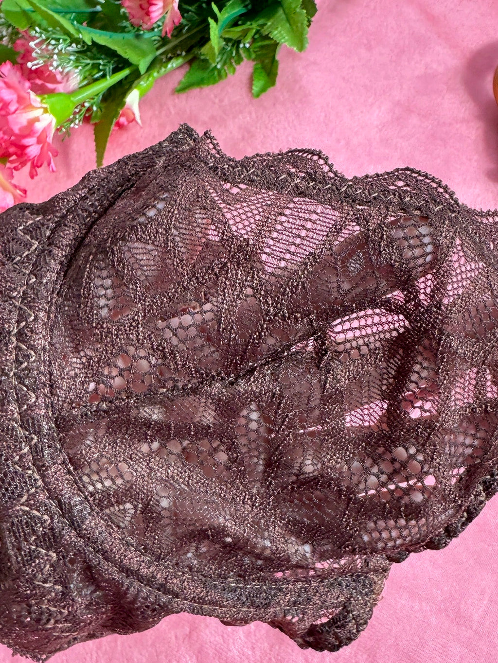 Geometric Lace Longline Underwire Bra – Sexy Lightly Lined Balconette, Multi-Color