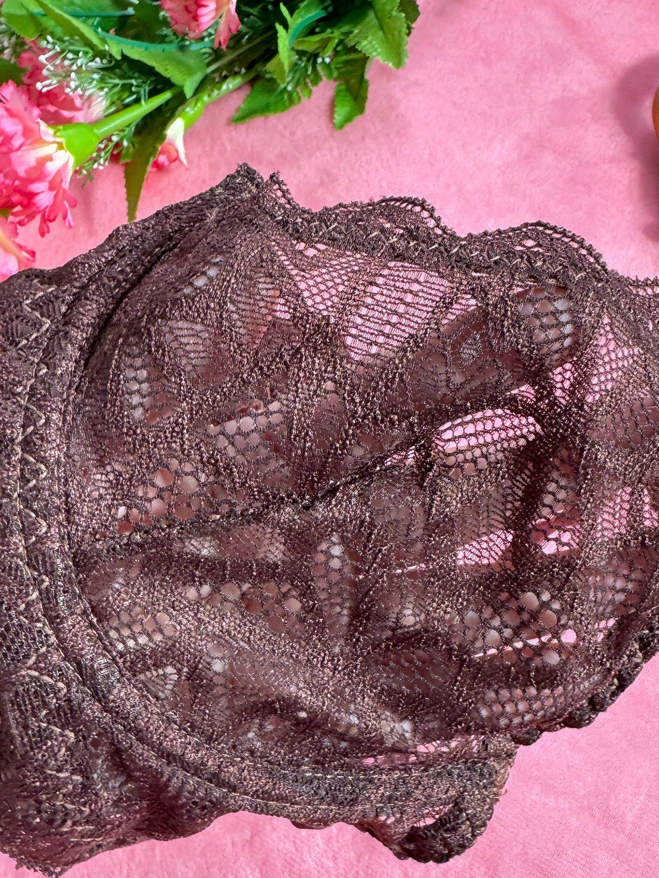 Geometric Lace Longline Underwire Bra – Sexy Lightly Lined Balconette, Multi-Color